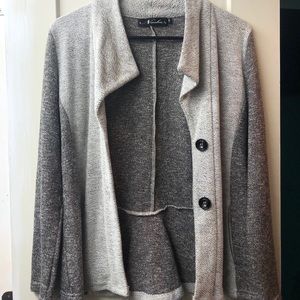 Two toned off white/sand cardigan